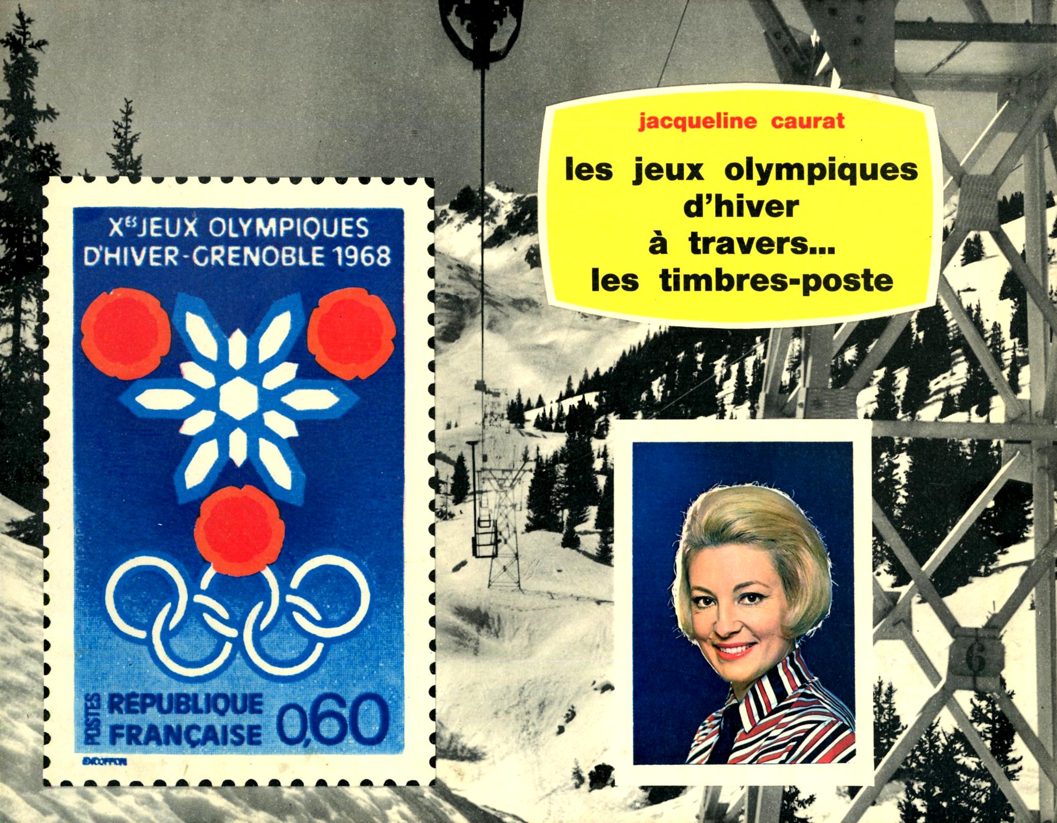 Couverture de Les jeux olympiques d'hiver à travers... les timbres-poste.
