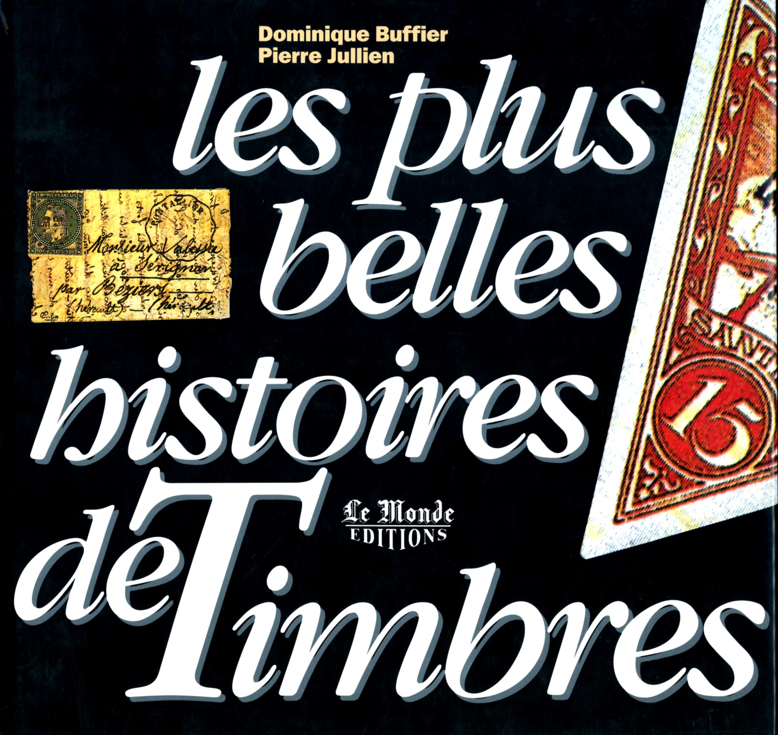 Couverture de Les plus belles histoires de timbres.