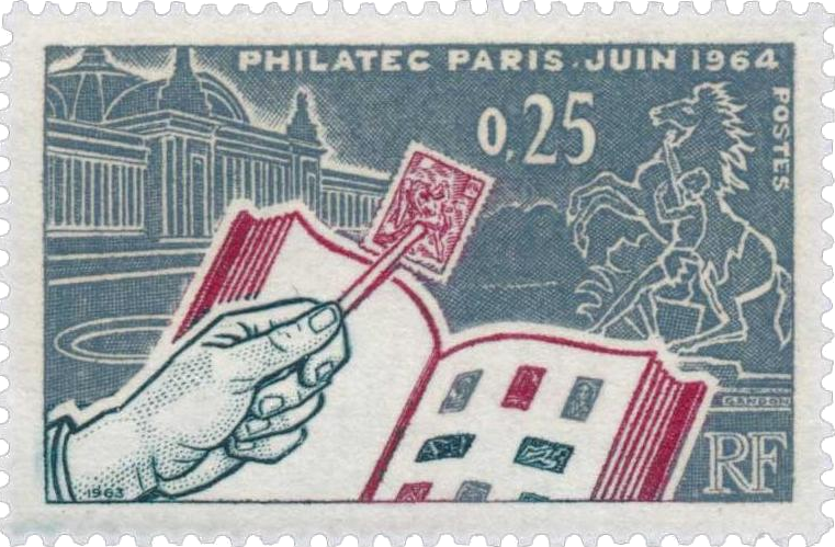 Timbre Philatec 1963 - n°1403 Y&T - Le collectionneur de timbres.