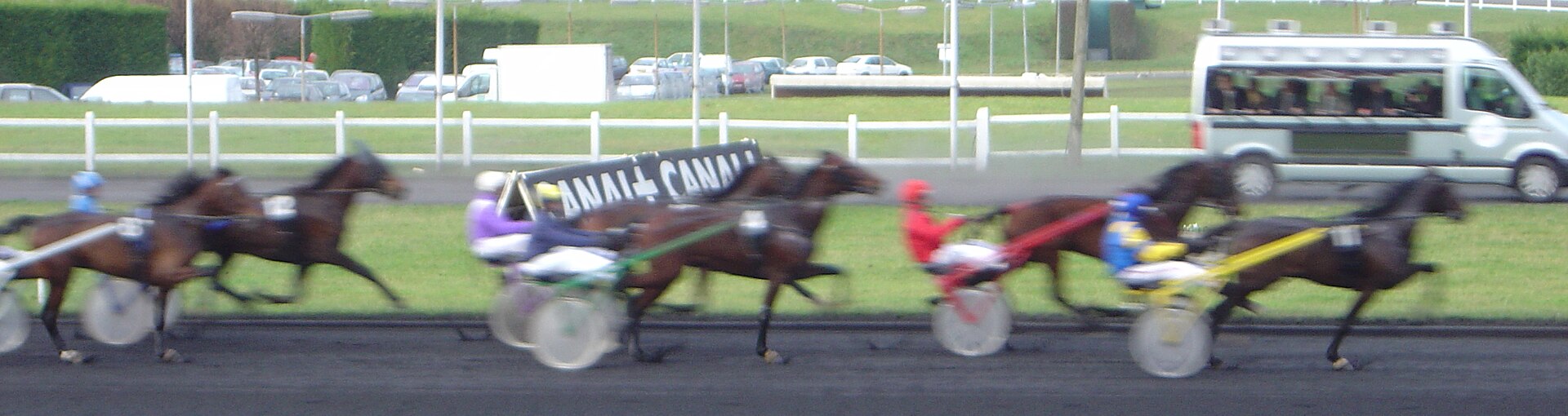 Image de trot attelé
