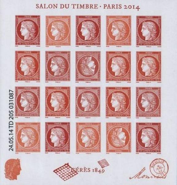 Image de fond philatélique